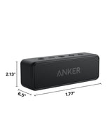 Anker soundcore 2 Portable Bluetooth Speaker, 24-Hour Playtime, IPX7