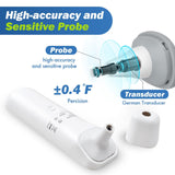 Elera Ear Thermometer for Kids, Baby Thermometer with Forehead and Ear Mode for Adults, Infant, Kids and Toddler, Touchless and 1 Second Reading with Fever Alarm and Mute Function, LCD