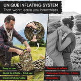 POWERLIX Camping Sleeping Pad - Ultralight Inflatable Camping Mattress Sleeping Mat for Backpacking, Hiking, Compact Lightweight Sleeping Pad, Inflation Bag/Repair Kit Included