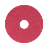 Boardwalk 4013RED Standard Floor Pads 13" dia Red 5/Carton