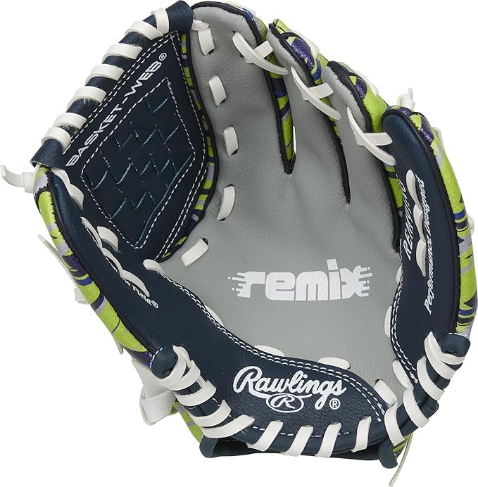 Rawlings | Remix T-Ball & Youth Baseball/Softball Glove | Sizes 9" - 10.5"