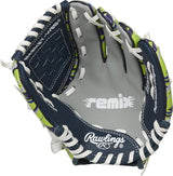 Rawlings | Remix T-Ball & Youth Baseball/Softball Glove | Sizes 9" - 10.5"