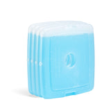 Cool Coolers by Fit & Fresh Kids Clear Blue Ice Packs, Quick Freeze, Space-Saving, Reusable Ice Pack for Lunch Boxes & Coolers