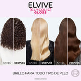 L'Oréal Paris Elvive Champú Glycolic Gloss, con Ácido Glicólico, 370 Ml, 1 unidad