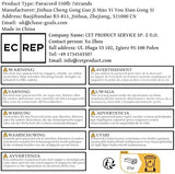 HERCULES Type III Paracord 550 Paracord Rope Parachute Cord, 250' Black Paracord for Survival Paracord, Survival Cord