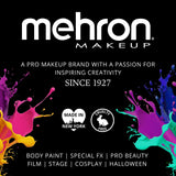 Mehron Makeup Paradise AQ - LIGHT BLUE, Water-Activated Face & Body Paint