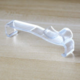 Valance Clips 6pcs 3'' Hidden Clip Clear Plastic for Horizontal Blinds Valance Retainer Holder