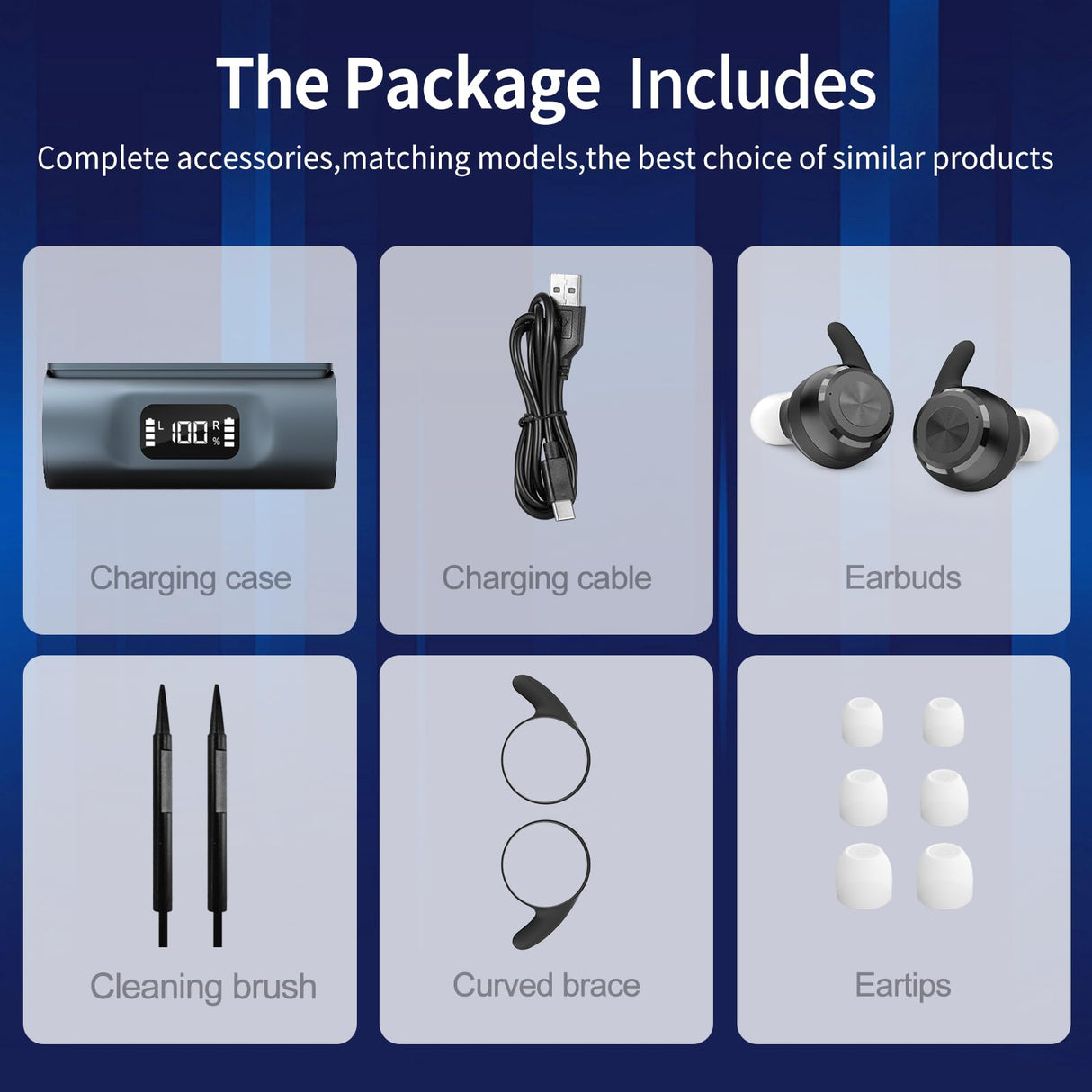 Hearing Aids for Seniors, OTC Hearing Aid Rechargeable with Noise Cancellation Adults, senior Invisible Hearing Amplifier With Portable Charging Case Premium Comfort Designe(Black)