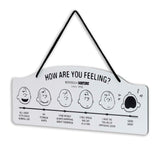 Peanuts How Are You Feeling Hanging Metal Sign - Funny Peanuts Wall Decor for Home - Great Gift Idea