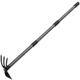 Garden Hoe Tool, 2-in-1 Heavy Duty Dual-Head Weeding Tool, 45" Adjustable Long Handle Cultivator for Weeding, Tilling, Lawn Yard Flower Bed Gardening Tool