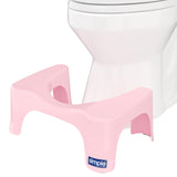 Squatty Potty The Original Bathroom Toilet Stool Curve Lightweight with Sleek and Modern Design, Pink, 7"