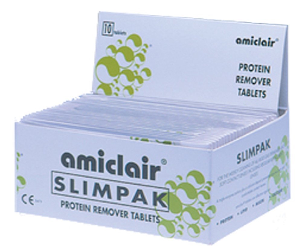 Amiclair Weekly Enzymatic Protein Remover Contact Lens Cleaning Tablets