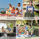 Soft Insulated Cooler Bag Collapsible Large Travel Coolers Soft Sided Coolers Ice Chest, Leakproof, Waterproof