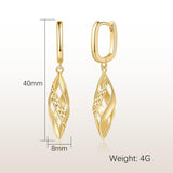 YAUVC 14K Gold Earrings for Women Gold Hoop Dangle Drop Earrings for Women