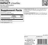 Myprotein Creatine Monohydrate Powder, 0.5 Lb (50 Servings) Pure Unflavored Creatine Powder, Post/Pre Workout Supplement for All Sports & Exercises