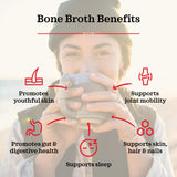 Kettle and Fire Beef and Chicken Beef Bone Broth Variety Pack, Keto, Paleo, and Whole 30 Approved, Gluten Free, High in Protein and Collagen, 4 Pack