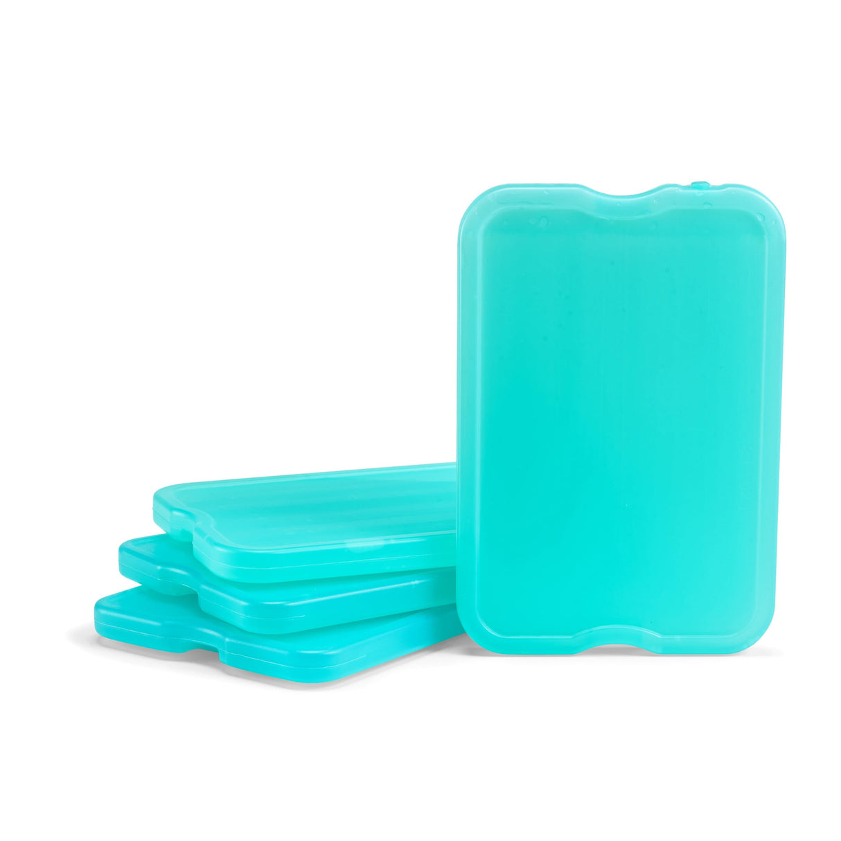 Cool Coolers by Fit + Fresh Slim Compact Reusable XL Ice Pack, Perfect for Lunch Boxes, Coolers, and Beach Bags, 8 Pack, Green