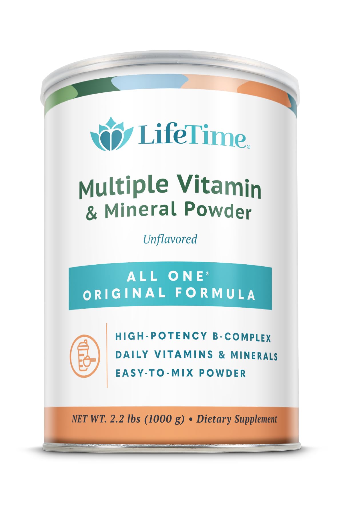 allOne Multiple Vitamin & Mineral Powder, Original Formula, Once Daily Multivitamin, Mineral & Amino Acid Supplement, 8g Protein (66 Servings) (66 Servings)