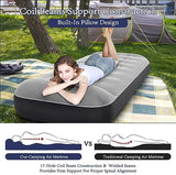 SAYGOGO Camping Air Mattress Travel Bed Sleeping Pad - Leak Proof Inflatable Mattress with Thickened Surface Built-in Pillow Air Bed for Home Camping SUV Truck RV Tent(Updated)