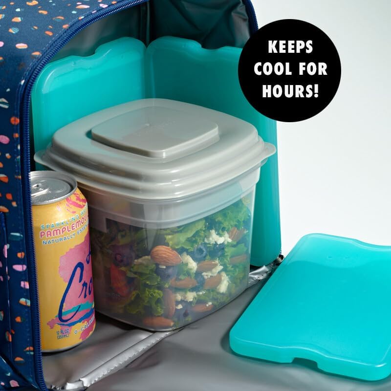 Cool Coolers by Fit + Fresh Slim Compact Reusable XL Ice Pack, Perfect for Lunch Boxes, Coolers, and Beach Bags