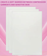 Birllaid Lipo Foam Pads, Bbl Foam Boards,Help Out When Using Ab Board Compression Garments Tummy Tuck, 3 Pack Liposuction Surgery Foam Sheet for Recovery