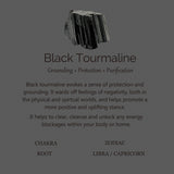 HASKARE Natural Stone Tourmaline Crystal Bracelets for Men, Protection Crystals Raw Black Tourmaline Beads Bracelet, Mens Energy Healing Bracelets for Anxiety, Handmade Bracelet Gifts for Men