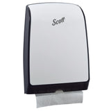Scott Professional Scott Control MOD Slimfold Folded Paper Towel Dispenser (34830), 9.83" x 2.8" x 13.67", Compact, One-at-a-Time Manual Dispensing, White