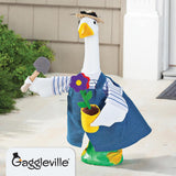 Fox Valley Traders Gaggleville Gardener Goose Outfit, Fits Large 23" H Statue