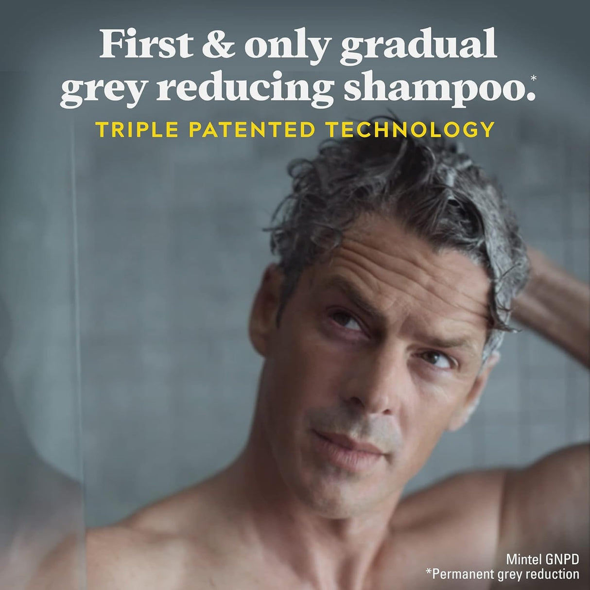 Just for Men Control GX Grey Reducing Shampoo for Lighter Shades of Hair, Blonde to Medium Brown, Gradual Hair Color with Keratin, 4 Fl Oz - Pack of 1 (Packaging May Vary)