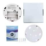 Exhaust Alarm with Visual LCD Display Double Transducer Detection Structure Loud 85dB Alarm for Indoor Observing Carbon Carbonmonoxide Exhaust Transducer Combination