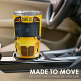 SANDJEST Bus Driver Tumbler - School Bus 20 oz Stainless Steel Double Wall Vacuum Tumblers Coffee Travel Mug - Thermal Cups Birthday, Christmas, Back To School Gifts for Men, Women, Friends, Besties