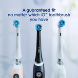 Oral-B iO Series Ultimate Clean Electric Toothbrush Replacement Brush Heads for an Oral-B Electric Toothbrush, 4 count, Black