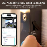 Wyze Video Doorbell v2, Wired, 2K Video, Two-Way Audio, Color Night Vision, Compatible with Alexa & Google Assistant, Black (Renewed)