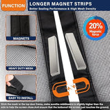 Magnetic Screen Door，Fiberglass Screen Door Mesh，Keep Bugs Out, Heavy-Duty Mesh Curtain,Pet and Kid Friendly, Works with Front Doors, Sliding Doors（36x80 Inch Fiberglass