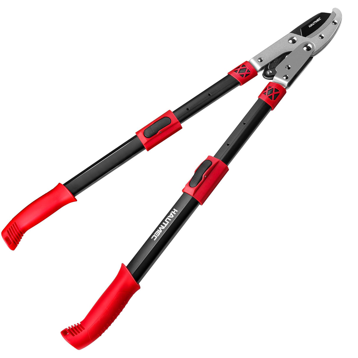 HAUTMEC Anvil Loppers for Tree Trimming Heavy Duty, Extendable 27-37'' Garden Loppers with Compound Action System, 2" Cutting Capacity, Labor-Saving Tree Trimmer for Yard, Lawn Branch Cutter
