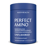 BodyHealth PerfectAmino Powder - BCAA and EAA Powder for Pre and Post Workout - Amino Acid Energy Drink for Men and Women to Support Lean Muscle and Recovery - Unflavored - 60 Servings