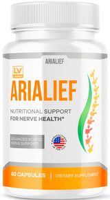 Arialief Capsules for Sciatica, Arialeaf Nutritional Support for Nerve Health, Arialeaf Prime Palm Sciatica, Aria Leaf Primepalm Aria LIEF Vitamin, 1 Month