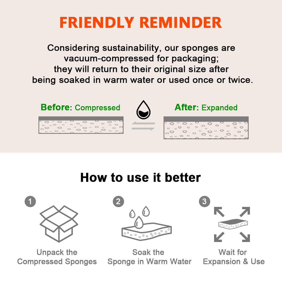 AIDEA Non-Scratch Scrub Sponge, 48Count, Sponges for Dishes, Sponges Kitchen, Cleaning Sponge, Cleans Fast Without Scratching, Stands Up to Stuck-on Grime, Cleaning Power for Everyday Jobs