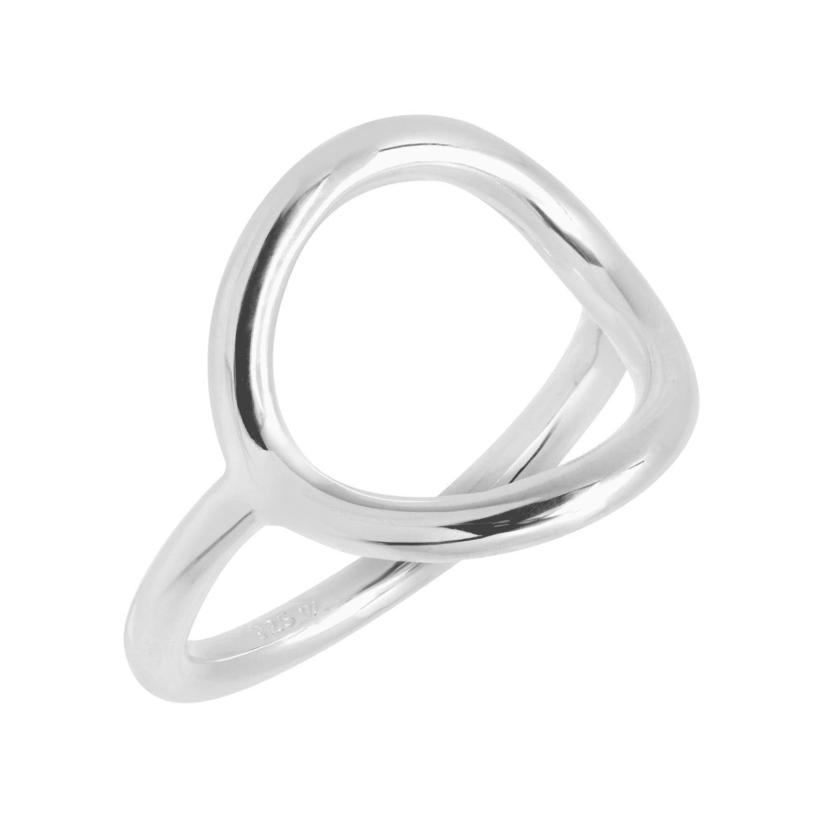 Silpada Sterling Silver 'Karma Ring', Size 8