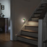 L LOHAS LED Christmas Night Lights Plug into Wall, 5000K Daylight, 360° Rotatable Christmas Tree & Snowman Nightlight, Night Light for Kids, Ideal for Christmas Home Decor, 1 Pack