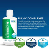 BEAM Minerals Micro-BOOST Humic Mineral Blend | Plant-Based Multi Minerals Supplement & Electrolytes Liquid | Micronutrients Supplements | Deficiency Support | Pure Natural Antioxidant | Keto Friendly