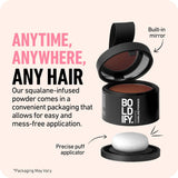 BOLDIFY Hairline Powder Instantly Conceals Hair Loss, Root Touch Up Hair Powder, Hair Toppers for Women & Men, Hair Fibers for Thinning Hair, Root Cover Up, Stain-Proof 48 Hour Formula (Light Blonde)