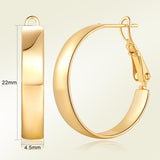 KATIE OTTE Hoop Earrings 14K Gold Hoop Earrings for Women