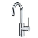 KRAUS Oletto Single Handle Kitchen Bar Faucet in Chrome Finish, KPF-2600CH