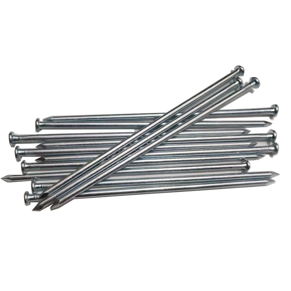 Metal Stakes, 10 Inch 35Pcs Silver Galvanized Landscape Spikes,Garden Nails