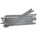 Metal Stakes, 10 Inch 35Pcs Silver Galvanized Landscape Spikes,Garden Nails