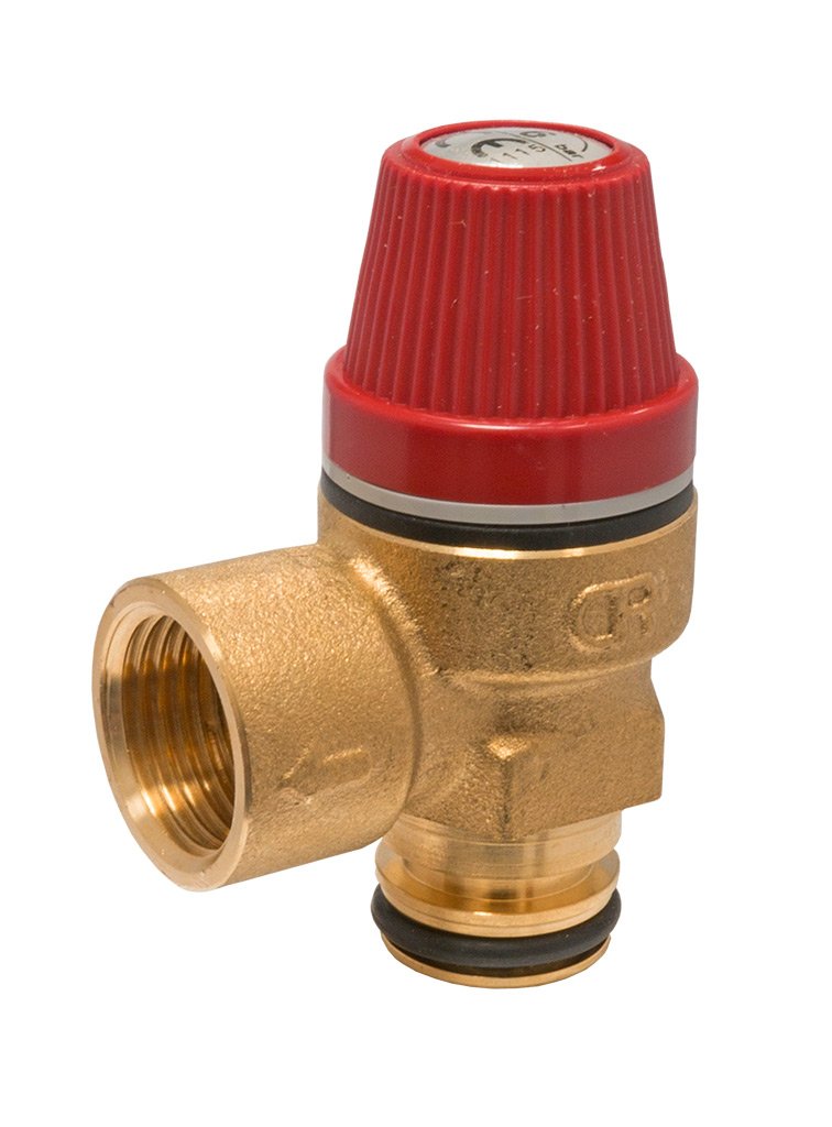 Altecnic Caleffi 6 Bar Pressure Relief Push Fit O-Ring Type - 312007CST