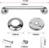 2 Pack Shower Grab Bar Stainless Steel Bathroom Grab Bars Shower Bath Handle Grab Bars for Bathtub Showers 18 Inch