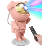 Cute Room Decor Aesthetic - Pink Astronaut Galaxy Projector for Teen Girls Bedroom, Star Projector Night Light with Remote, Kawaii Room Decor, 2025 Christmas Birthday Gifts for Teen Girls (Pink)