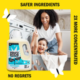 Molly's Suds Liquid Laundry Detergent | Clean Laundry Detergent Soap for Sensitive Skin | 2x Concentrated, High Efficiency (HE) | Peppermint - 100 Loads